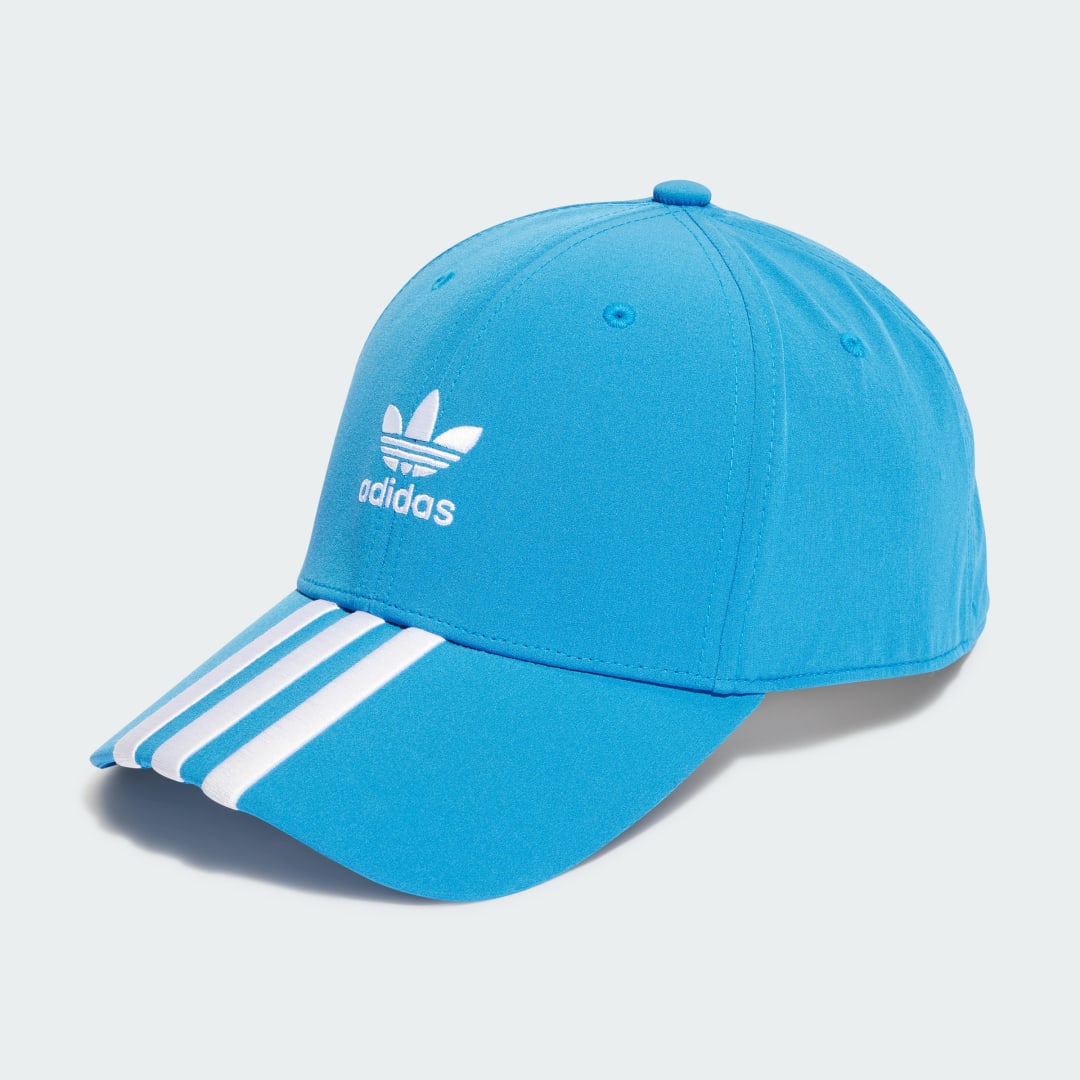 Šiltovka adidas Originals Adicolor Classic Trefoil Stonewashed Baseball Cap Modrá | IS1626, 1