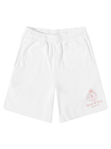 Šortky Sporty & Rich Crown Gym Short Biela | SH472WH