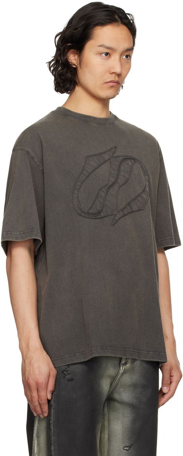 Tričko We11done We11done Selldone Patch T-Shirt Šedá | WD-TT1-25-757-U-CH, 1