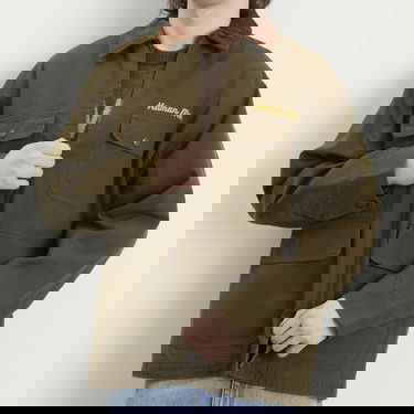 Bunda Human Made Hunting Jacket with Corduroy Collar and Utility Pockets Zelené | HM30JK021-OLV, 5