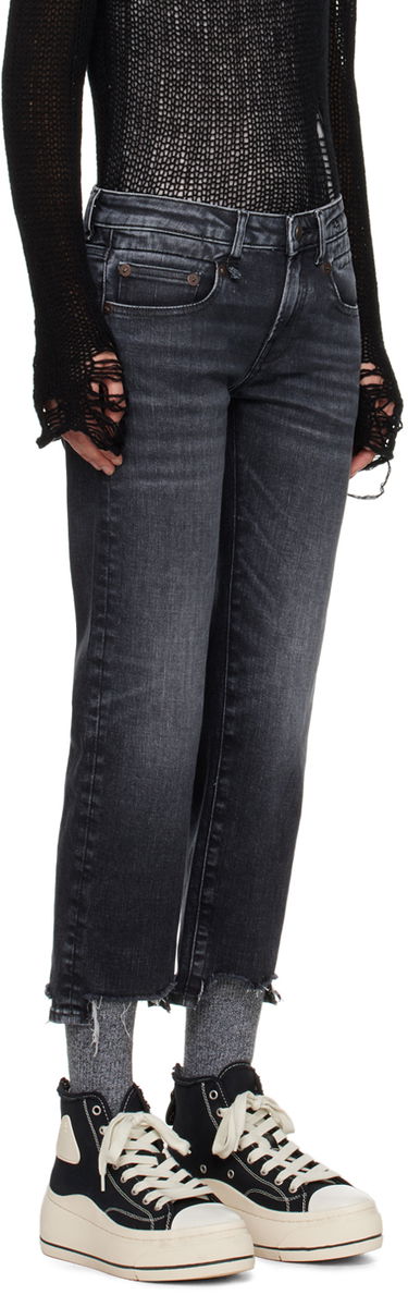 Džínsy R13 R13 Boy Straight Jeans Čierna | R13W0091-816B, 1