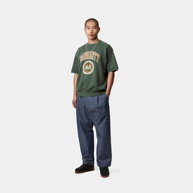 Sveter Carhartt WIP Carhartt WIP Library Short Sleeve Sweatshirt Zelené | I034727_9, 1