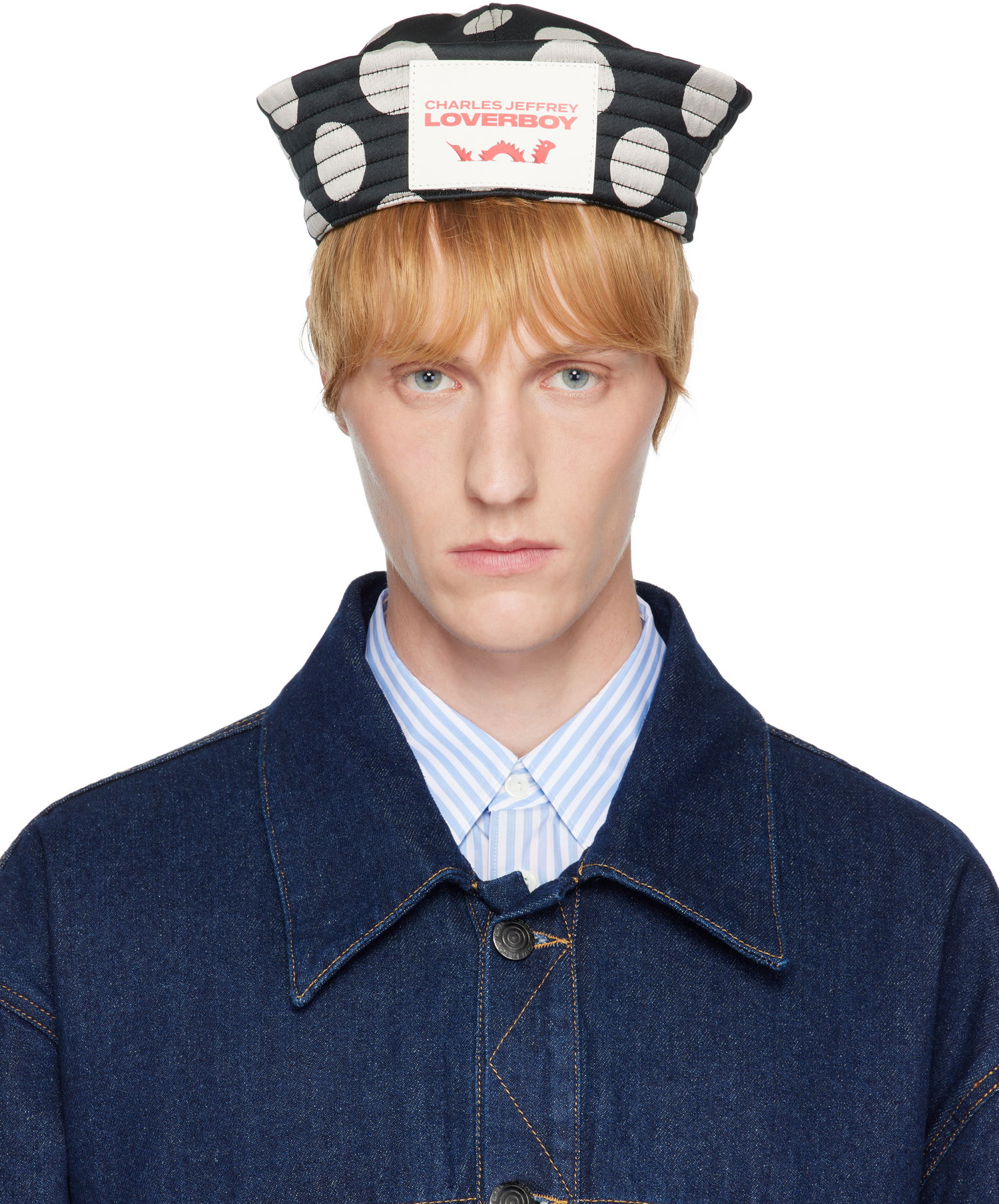 Klobúk Charles Jeffrey Loverboy Charles Jeffrey LOVERBOY Polka Dot Sailor Hat Čierna | 054131602, 0