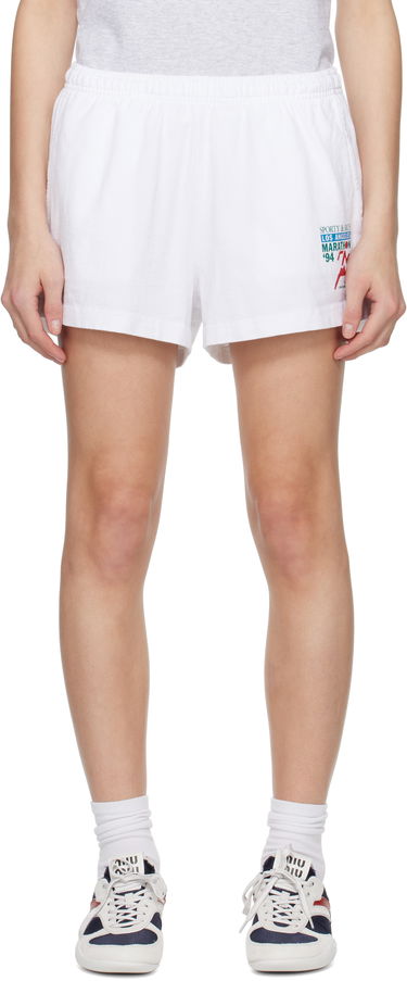 Šortky Sporty & Rich Sporty & Rich 'LA Marathon' Disco Shorts Biela | SH037622171WH01, 0