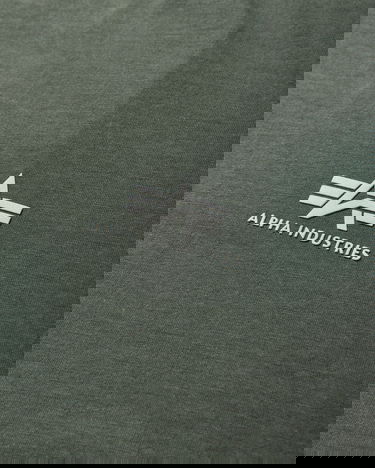 Tričko Alpha Industries Basic Small Logo T-Shirt Zelené | X188505 142, 3