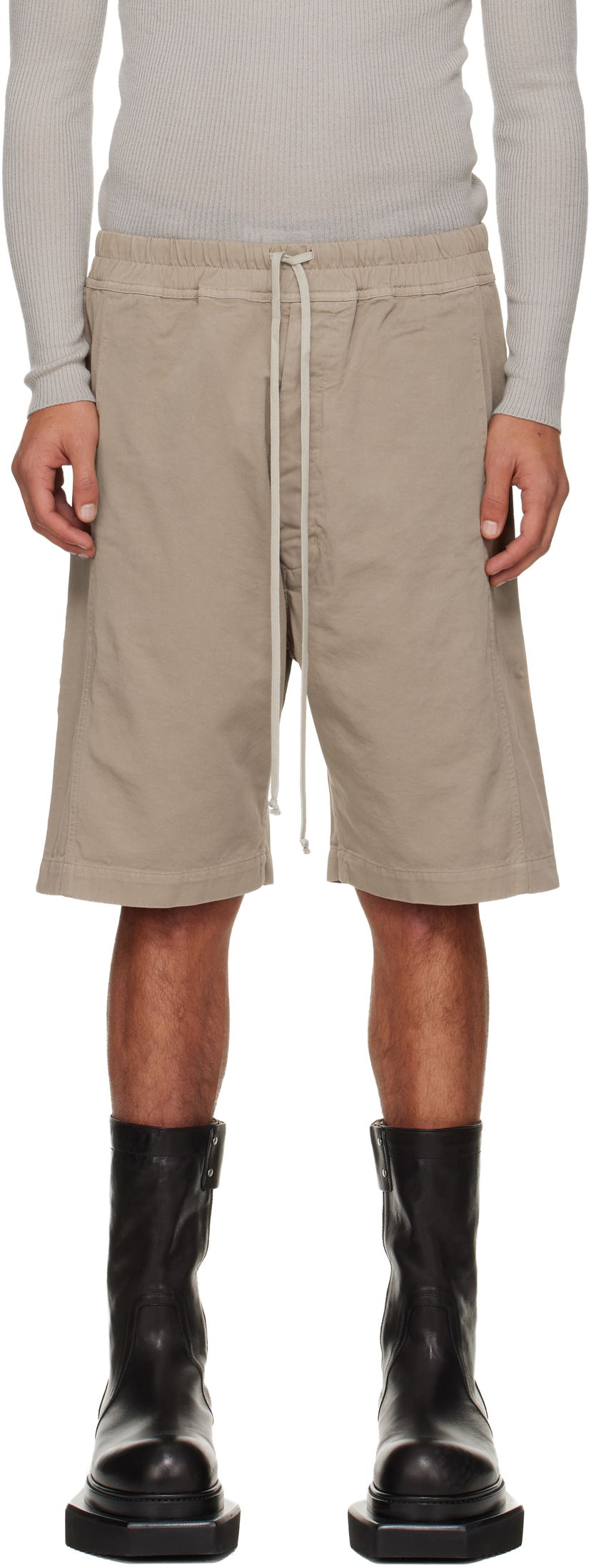 Šortky Rick Owens DRKSHDW Concordians Pusher Shorts Béžová | DU02E7373 TW