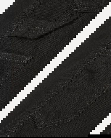 Nohavice a džínsy Carhartt WIP Single Knee Short black Rinsed Zelené | I027942_89_02, 4