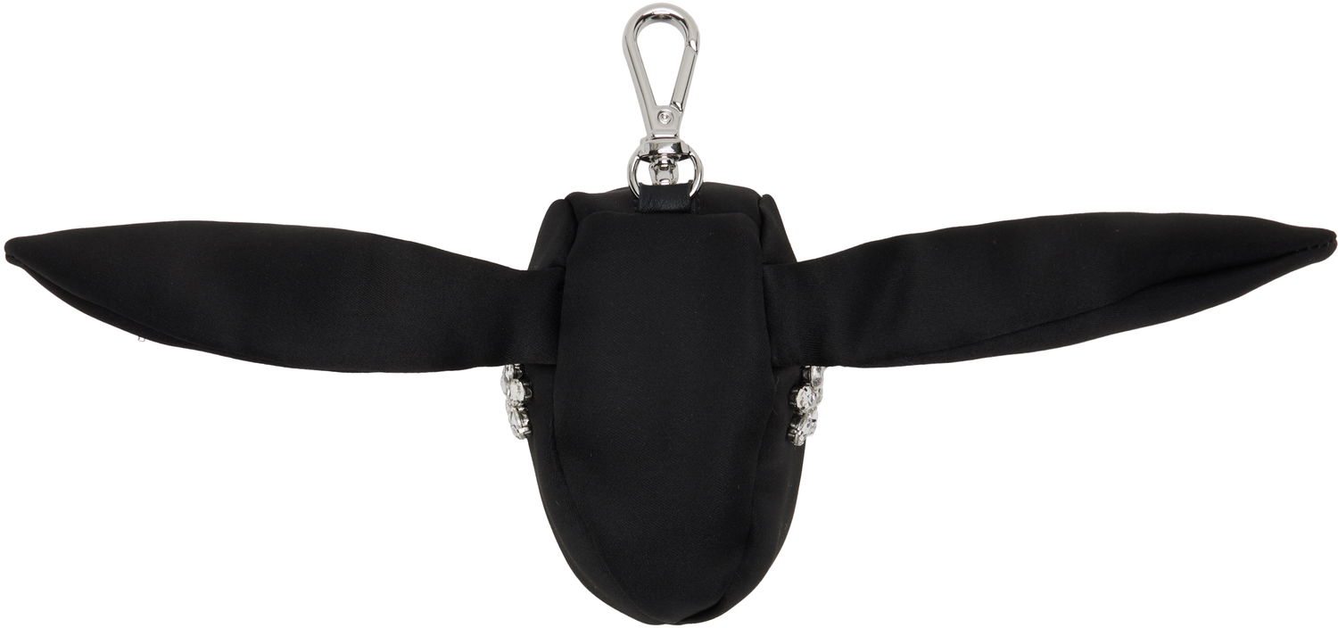 Kľúčenka Simone Rocha Simone Rocha Satin Hare Coin Purse Bag Charm Čierna | COINPURSE1 0812, 0