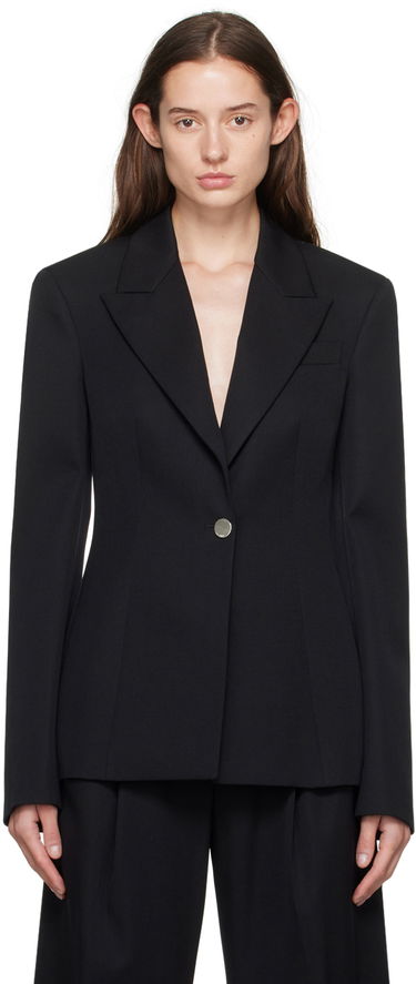 Bunda The Attico The Attico Peaked Lapel Blazer Čierna | 241WCG61 W046, 0