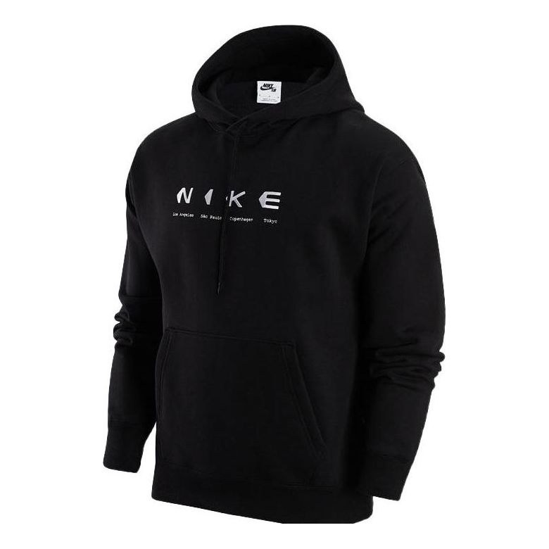 Mikina Nike SB Men's Fleece Pullover Hoodie Čierna | DV9047-010