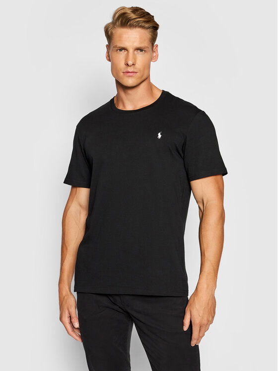 Tričko Polo by Ralph Lauren Cotton T-Shirt Čierna | 714844756001, 0