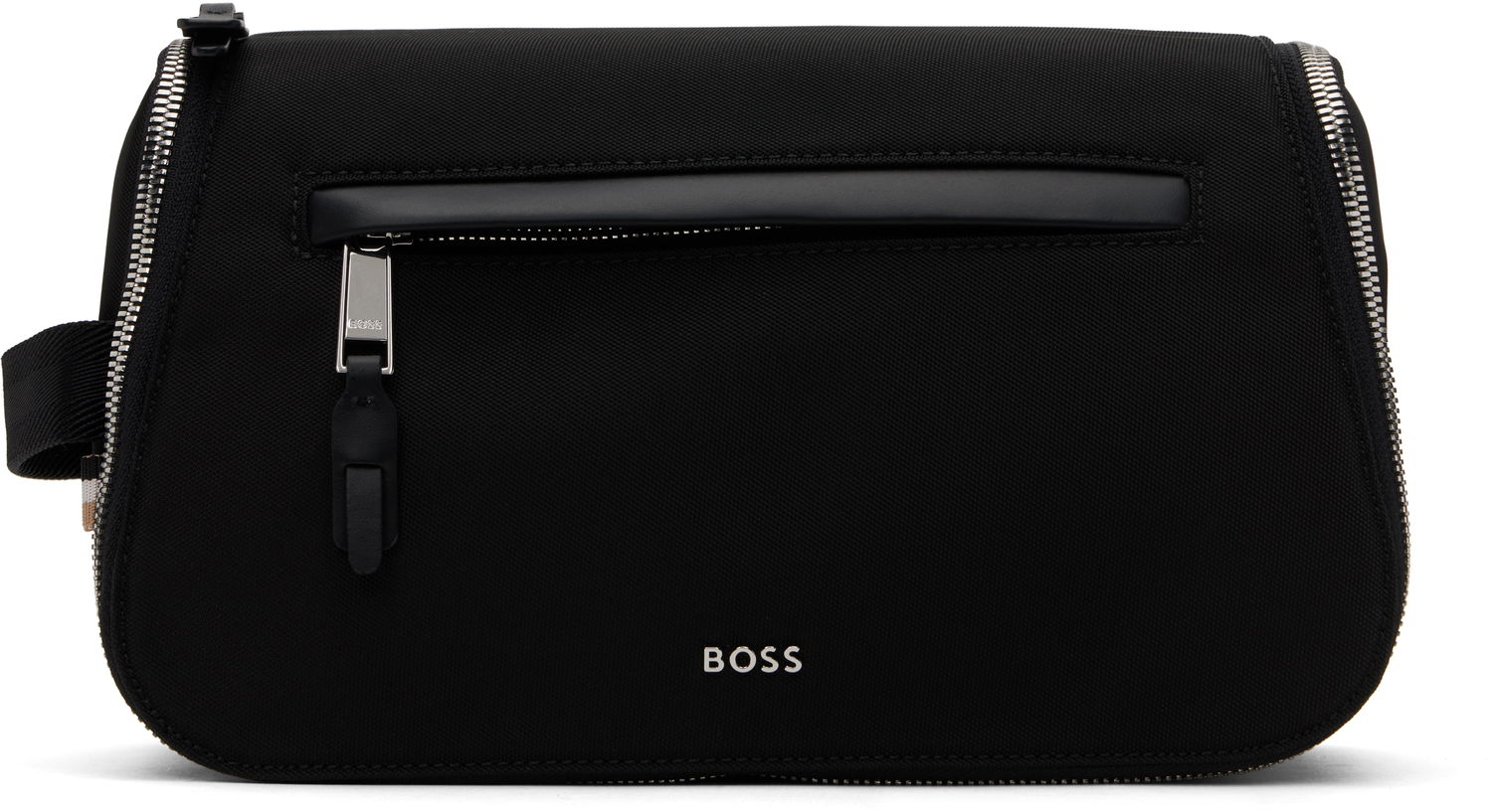 Cestovná taška BOSS Recycled Nylon Washbag Čierna | 50536123, 0