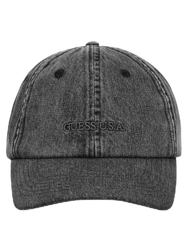 Šiltovka GUESS Washed Denim Dad Hat Šedá | M3GZ17D50J0 DEGY