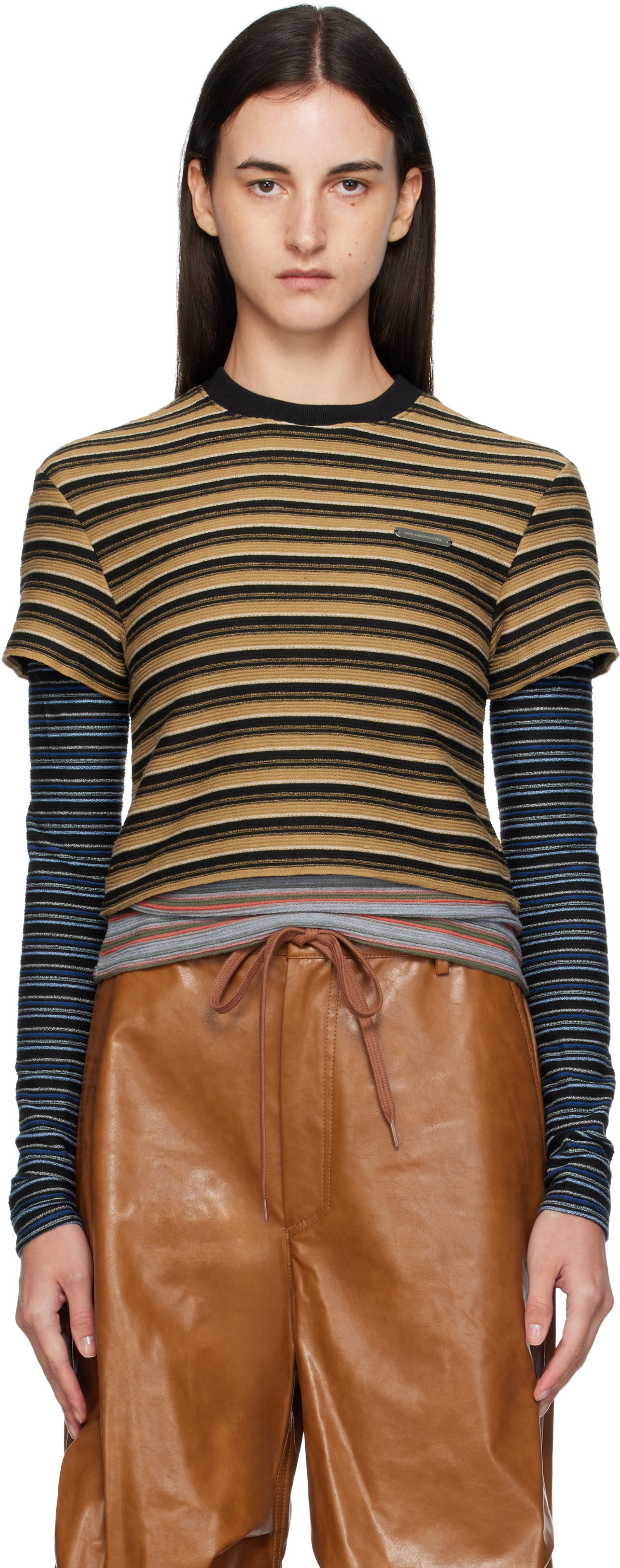 Tričko Andersson Bell Andersson Bell Striped Long Sleeve T-Shirt Rôznofarebný | atb1353w, 0