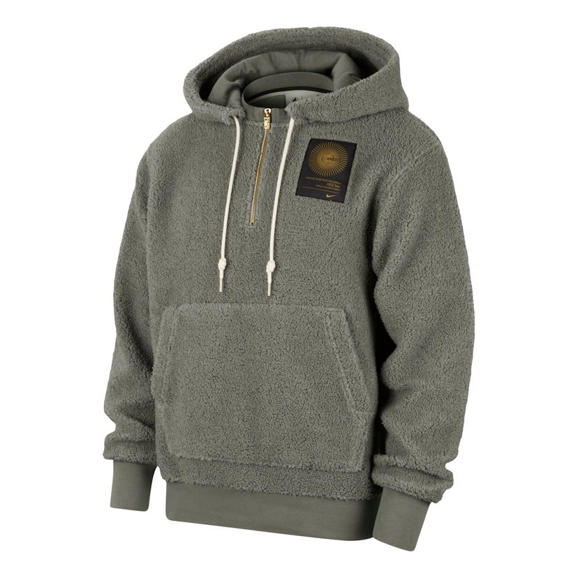 Sveter Nike Men's Standard Issue Fleece Hoodie Zelené | FD8467-053