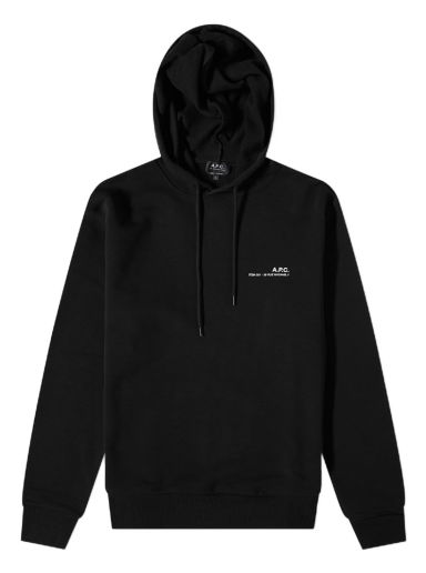 Mikina A.P.C. Item Logo Hoodie Čierna | COFBQ-H27672-LZZ