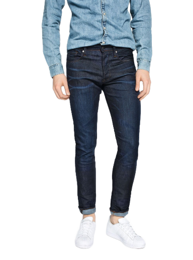 Džínsy G-Star Raw 3301 Tapered Jeans Navy | 51003.7209