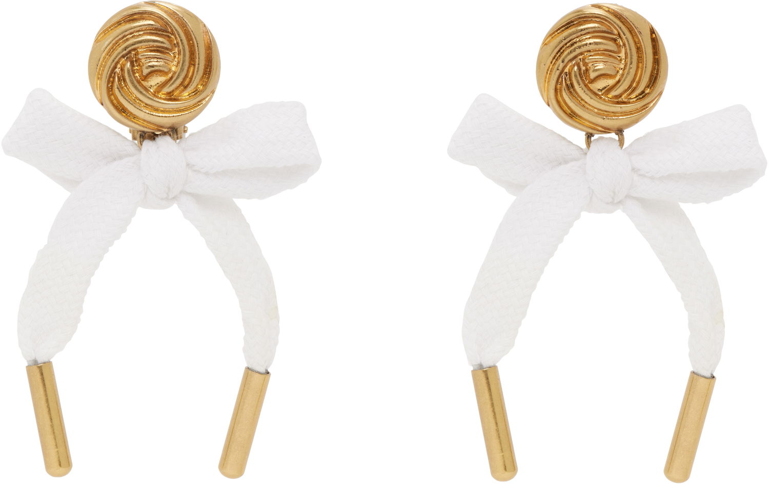 Náušnice Moschino Moschino Bow Earrings Biela | 25121912684101607, 0
