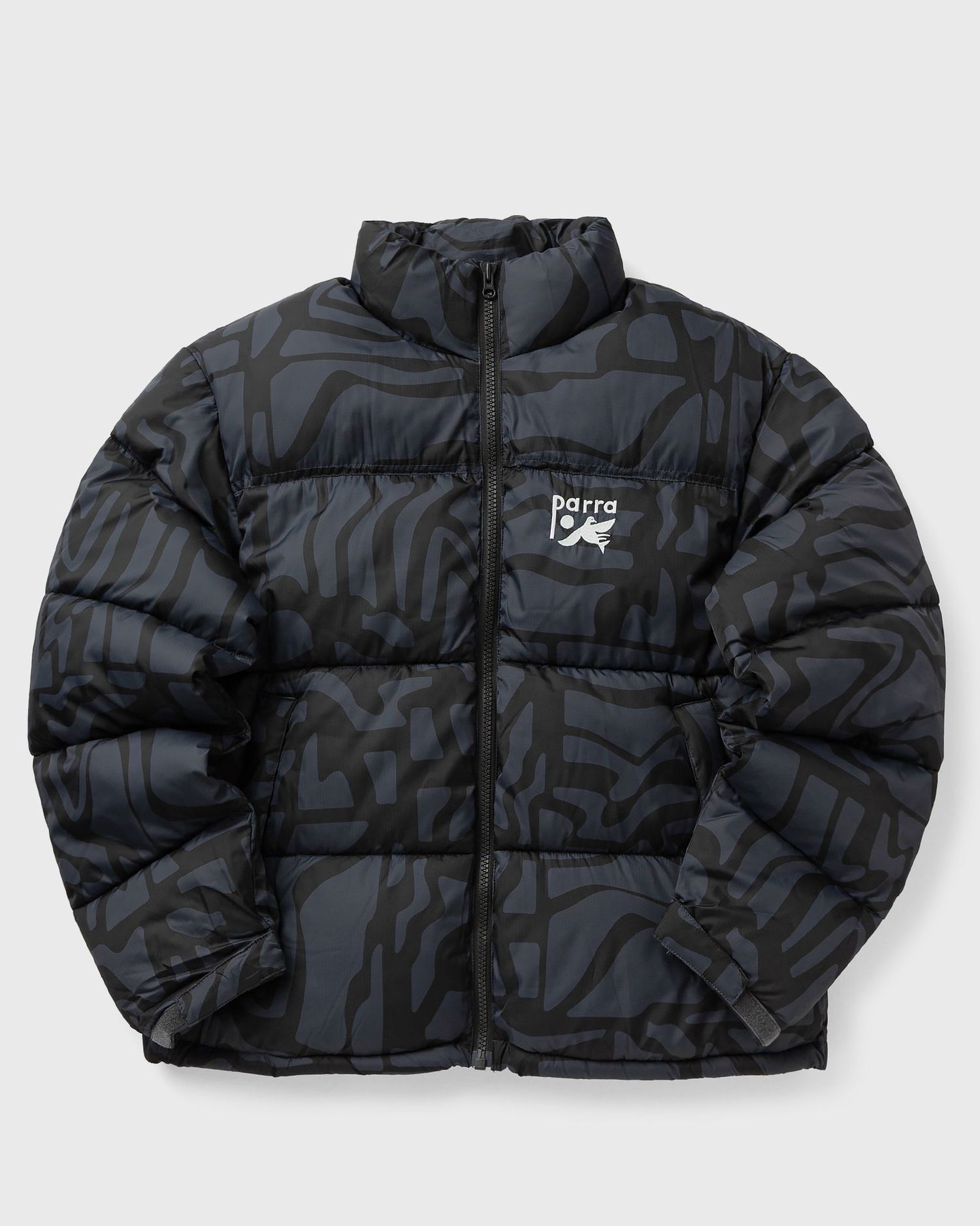 Prešívaná bunda By Parra Broken FTP Patterned Puffer Jacket Čierna | 54350, 0