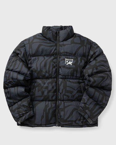 Prešívaná bunda By Parra Broken FTP Patterned Puffer Jacket Čierna | 54350, 0