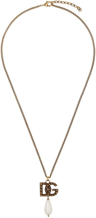 Náhrdelník Dolce & Gabbana Dolce & Gabbana Pendant & Pearl Necklace Metalická | WNQ6L1 W1111, 0