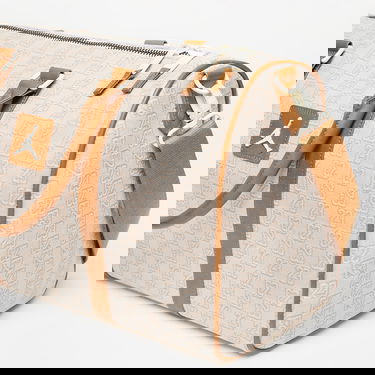 Kabelka Jordan Monogram Duffle Bag Coconut Milk Béžová | MA0759-W3Z, 3