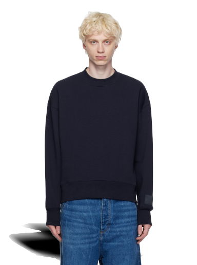 Mikina AMI Crewneck Sweatshirt Navy | USW017.740