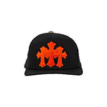 Šiltovka Chrome Hearts St. Barths Exclusive Cemetery Cross Trucker Hat Čierna | 1383 100000701SBECCT BKOR, 0