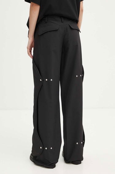 Cargo nohavice HELIOT EMIL High Waist Sculptural Detail Pants Čierna | PREAW24.W.10.174.BLK01, 2