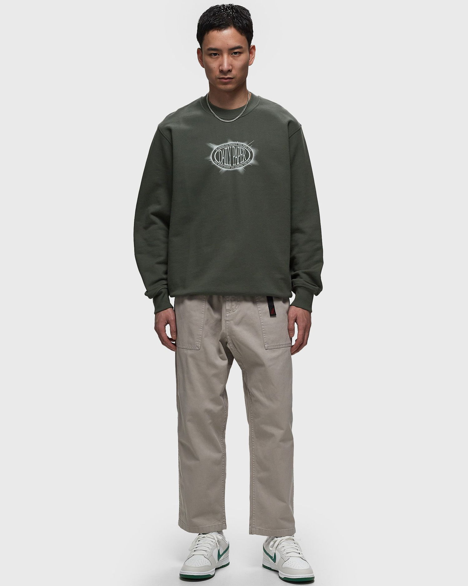 Sveter DAILY PAPER Glow Sweater Zelené | 2411097, 1