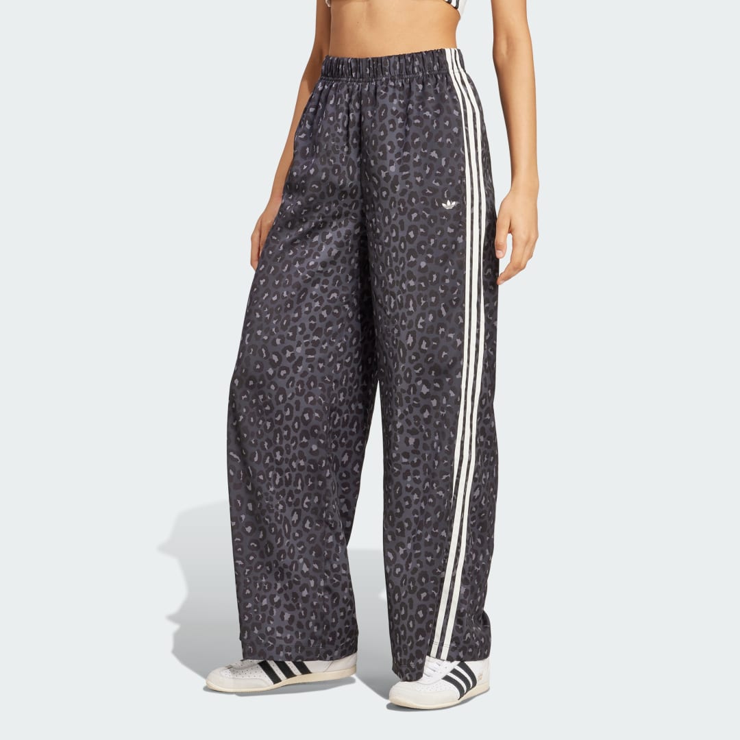 Tepláky adidas Originals Originals Wide Leg Satin Joggers Čierna | KA2667, 0