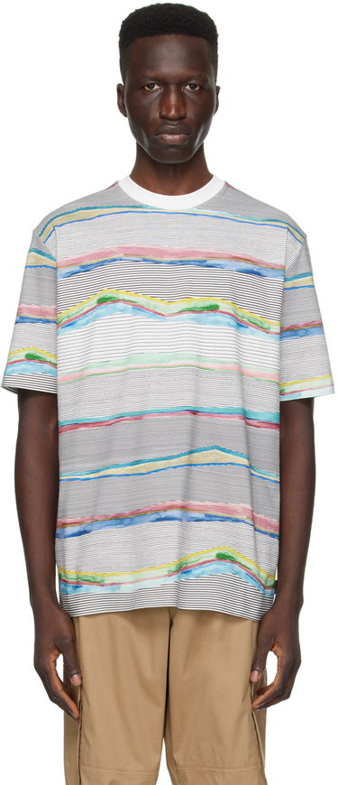 Tričko Paul Smith PS Paul Smith Plains Stripe T-Shirt Rôznofarebný | M2R-220X-M21989-01, 0