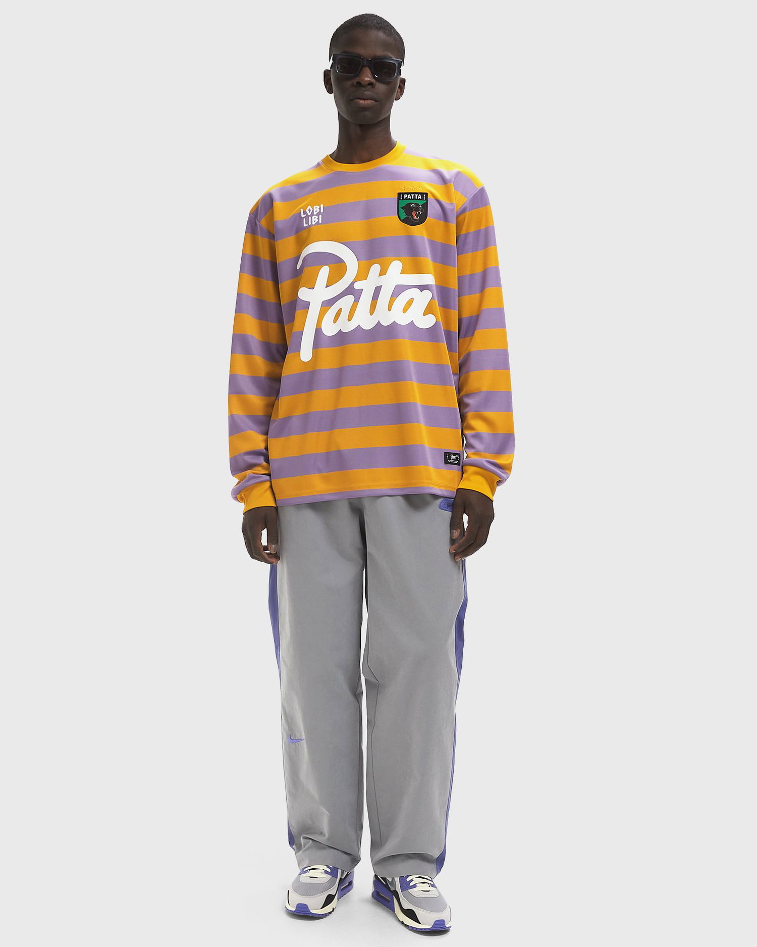 Dres Patta Striped Longsleeve Football Jersey Žltá | POC-SS25-1050-298-0005-178, 1