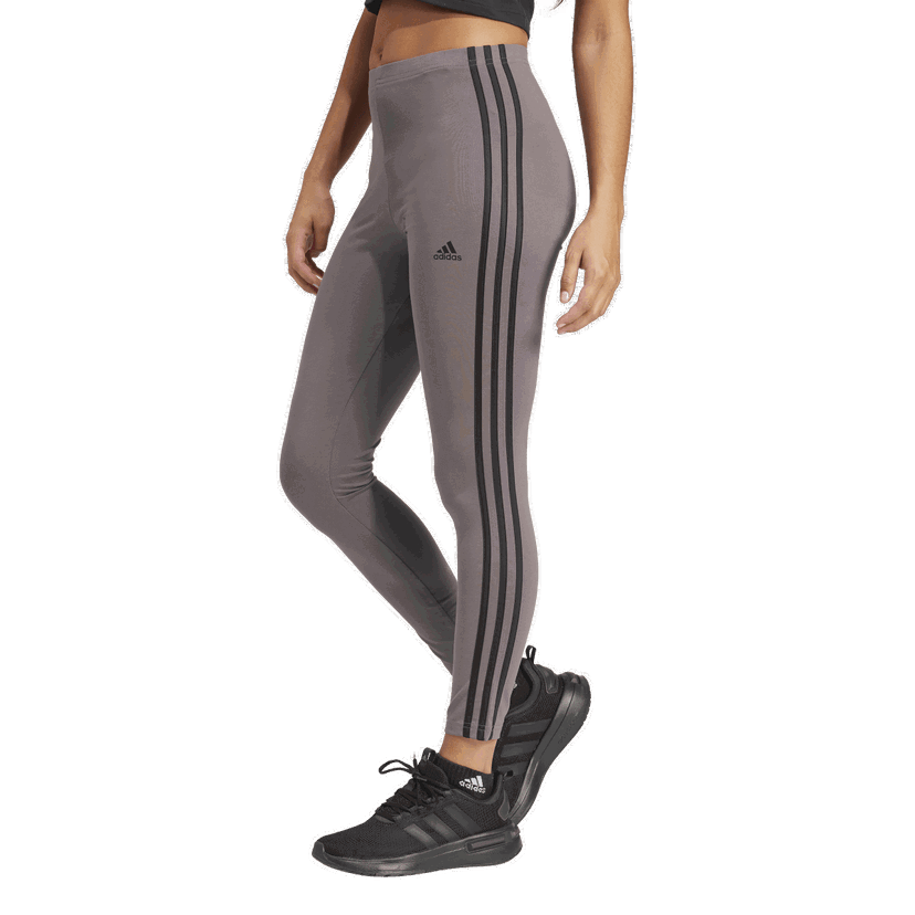 Legíny adidas Performance Essentials 3-Stripes High-Waisted Single Jersey Vínová | IR5331