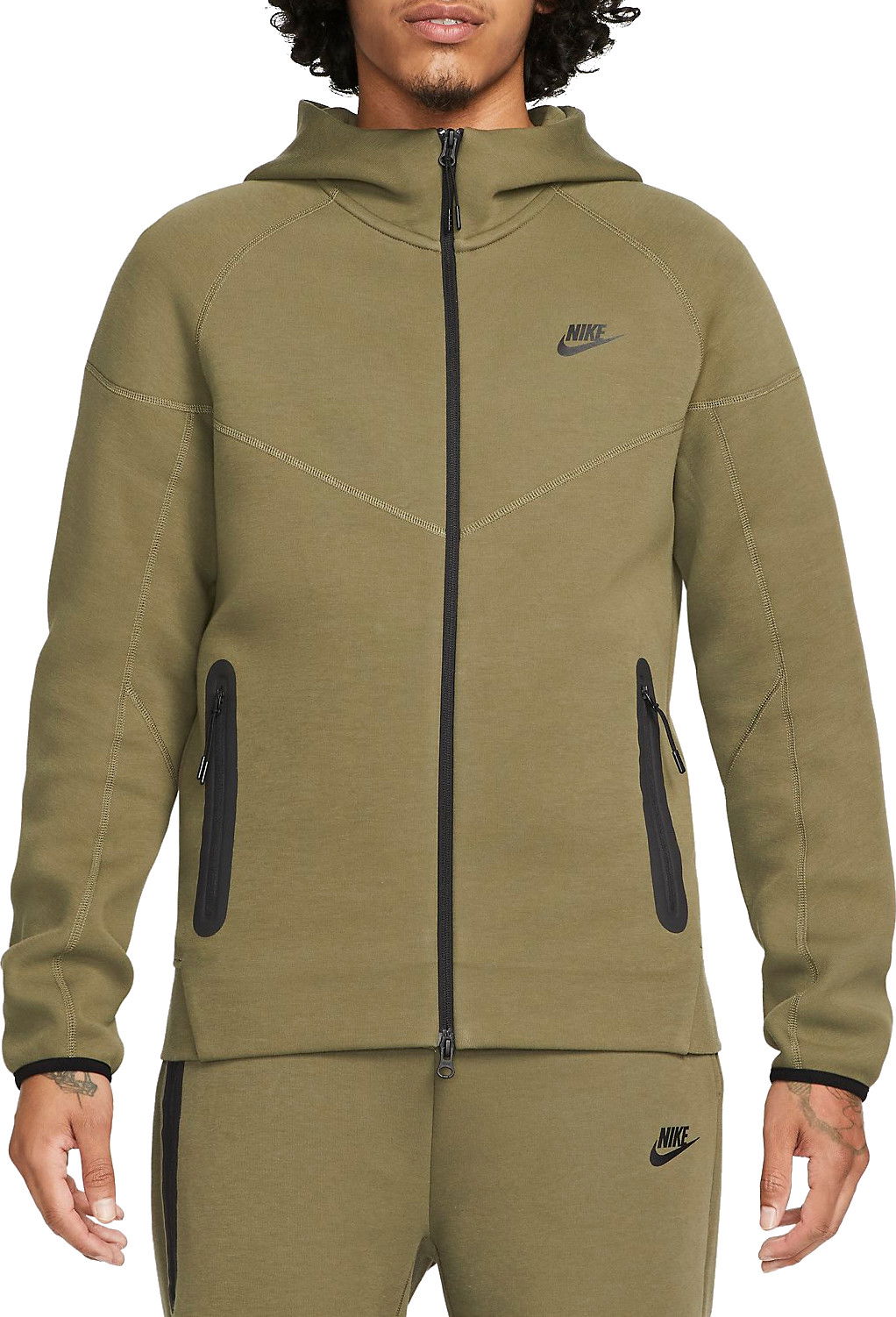 Mikina Nike Tech Fleece Windrunner Hnedá | fb7921-222, 0