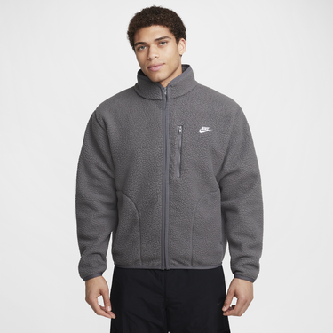 Bunda Nike Sportswear Club Fleece Jacket Šedá | FZ0888-068, 0