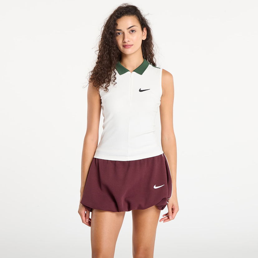 Tielko Nike Fitted Tennis Tank Biela | IO8899-133