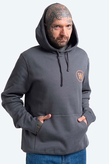 Mikina WOOD WOOD Hoodie Ian Šedá | 10135605.2424, 0