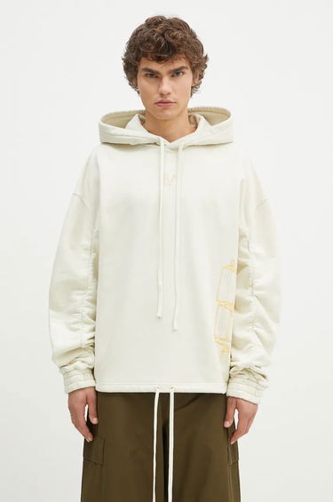Mikina A-COLD-WALL* Hoodie Shroud Béžová | ACWMW205, 0