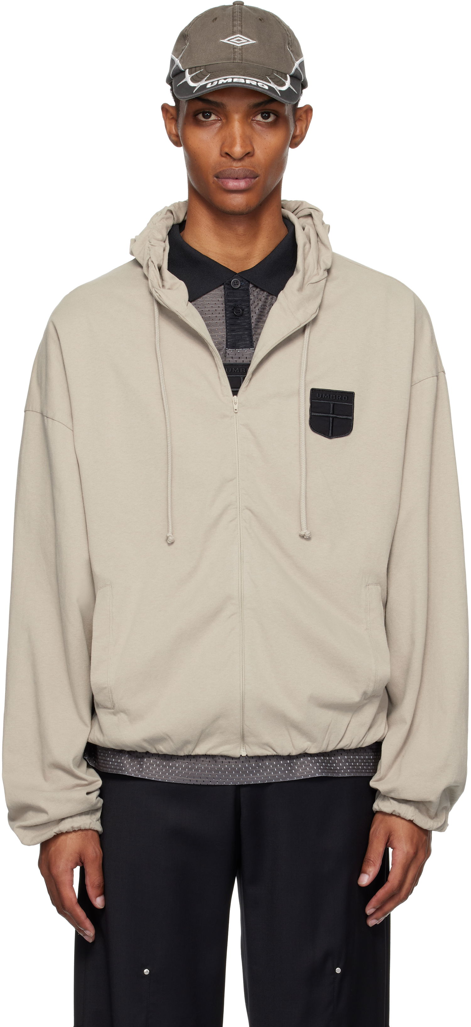 Mikina Umbro Umbro Crest Jersey Hoodie Béžová | UBMW0245JY61, 0