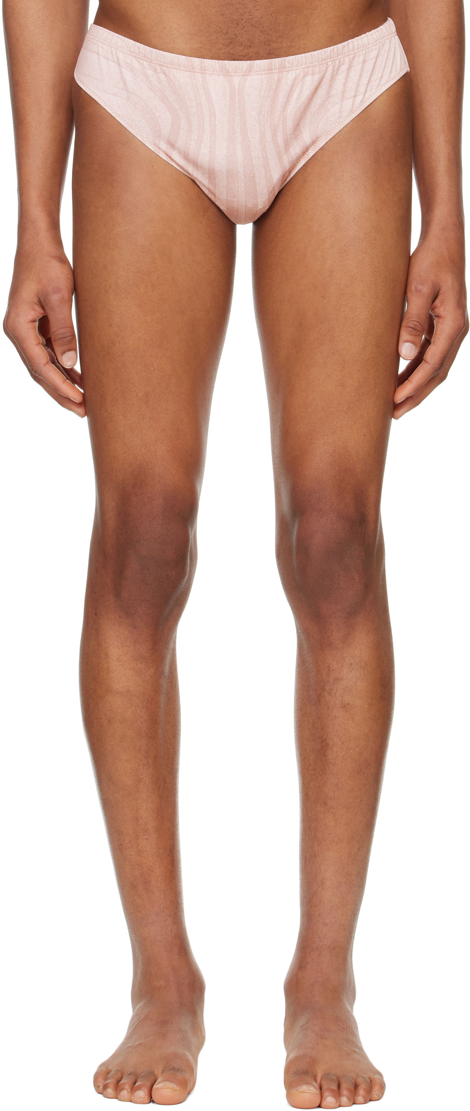 Plavky Jean Paul Gaultier Jean Paul Gaultier 'The Spirale' Swim Briefs Ružová | 25/34-H-SV060-J587-2026, 0