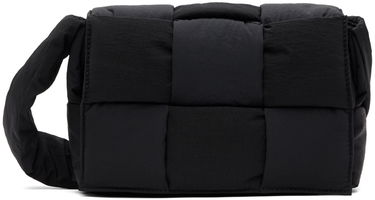 Taška cez rameno Bottega Veneta Bottega Veneta Padded Cassette Messenger Bag Čierna | 755182 VBO81, 0