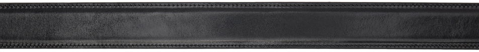 Opasok BY FAR Black Leather Belt With Gold-Tone Buckle Čierna | 23PFMACWBLL, 1