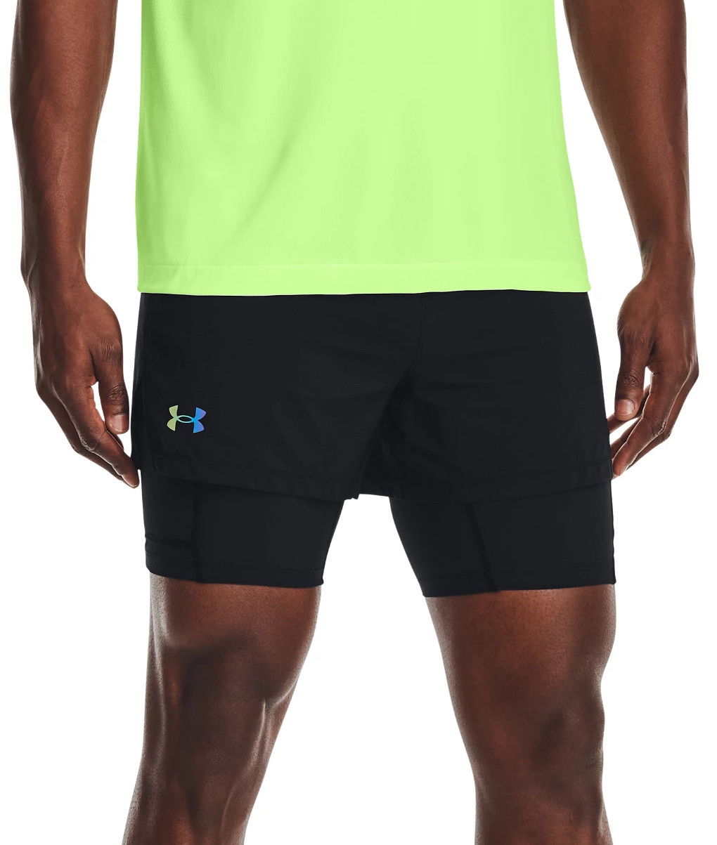 Šortky Under Armour 2-in-1 Running Shorts Čierna | 1361577-001, 0
