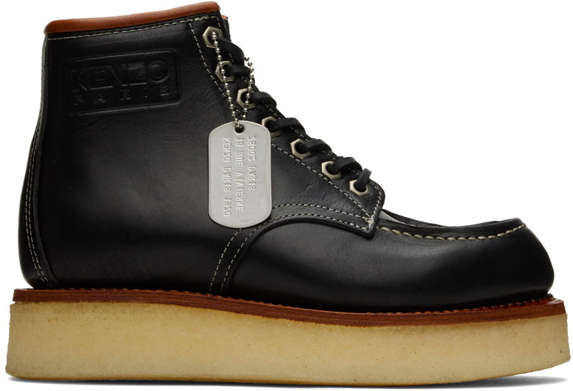 Tenisky a topánky KENZO Kenzo Yama Lace-Up Boots Čierna | FC62BT701L65, 0