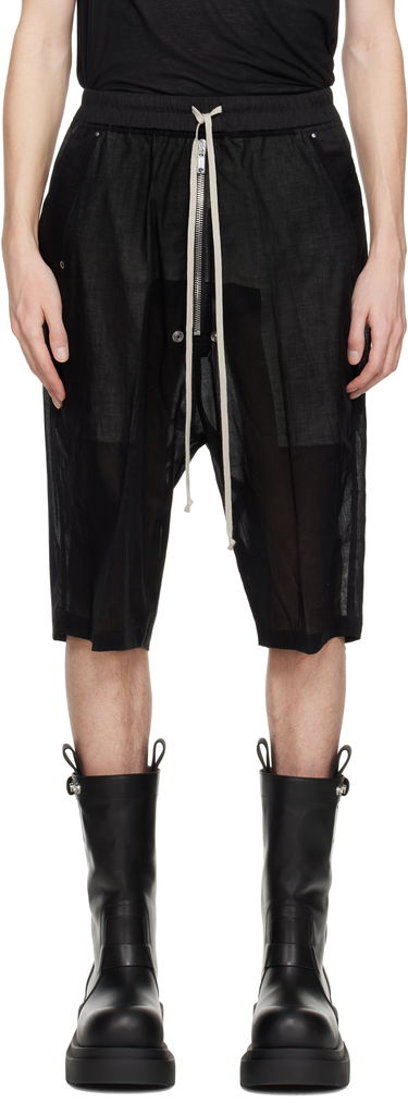 Šortky Rick Owens Rick Owens Hollywood Bela Pods Shorts Čierna | RU01E5349 CV, 0