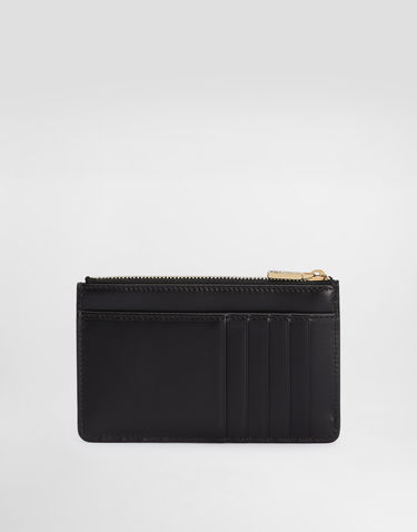 Peňaženka Dolce & Gabbana Calfskin Card Holder With Dg Logo Čierna | BI1261AW57680999, 2