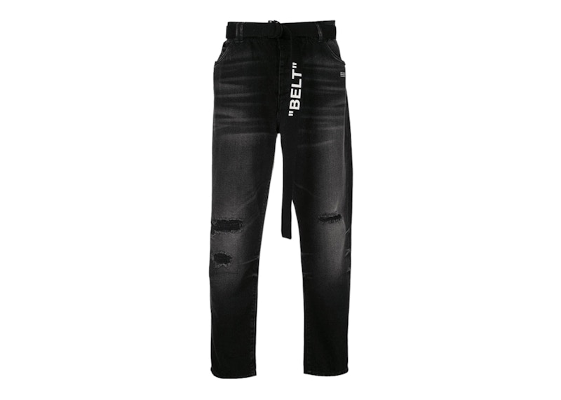 Džínsy Off-White Slim Low Crotch Jeans Čierna | OMYA005S19C270257801, 0