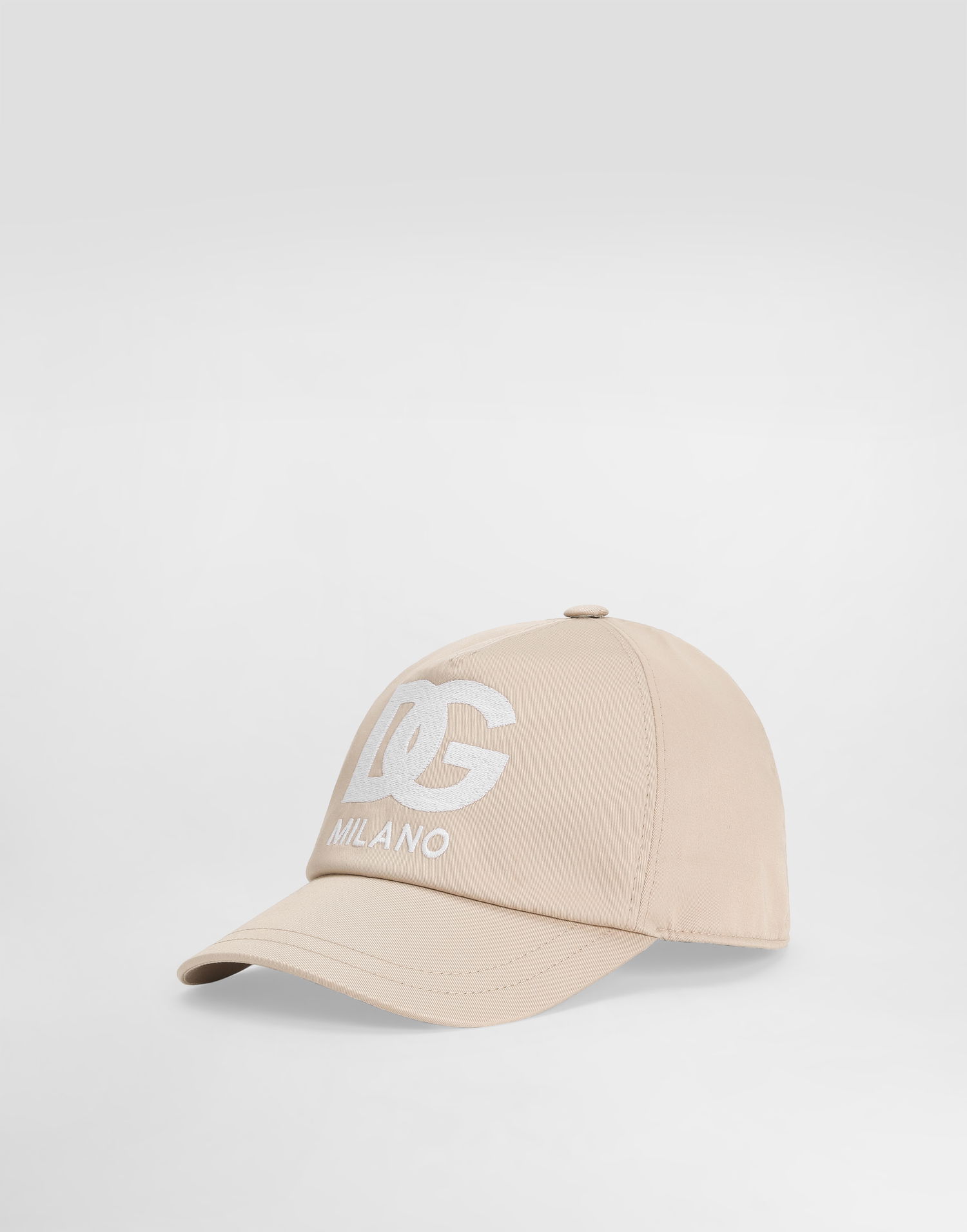 Šiltovka Dolce & Gabbana Dolce & Gabbana Gabardine Baseball Cap with DG Logo Béžová | LB4H80G7O2WM0131, 0