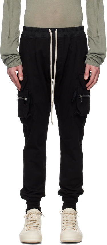 Cargo nohavice Rick Owens Rick Owens Hollywood Mastodon Cargo Pants Čierna | RU01E5396 BA, 0